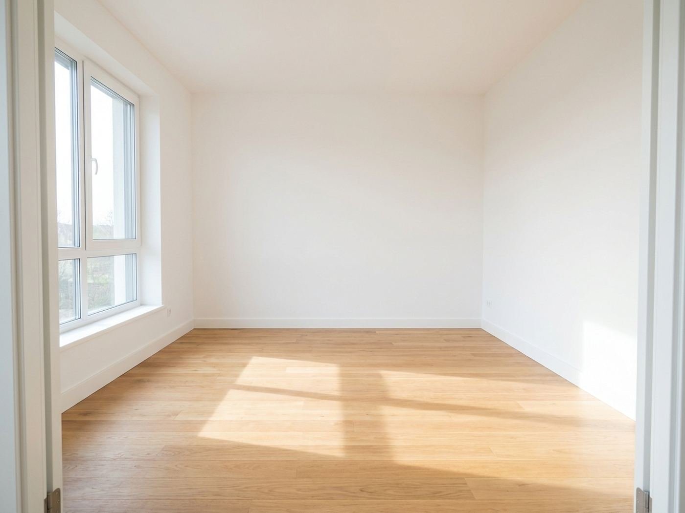 Illustrative interior for post-construction cleaning